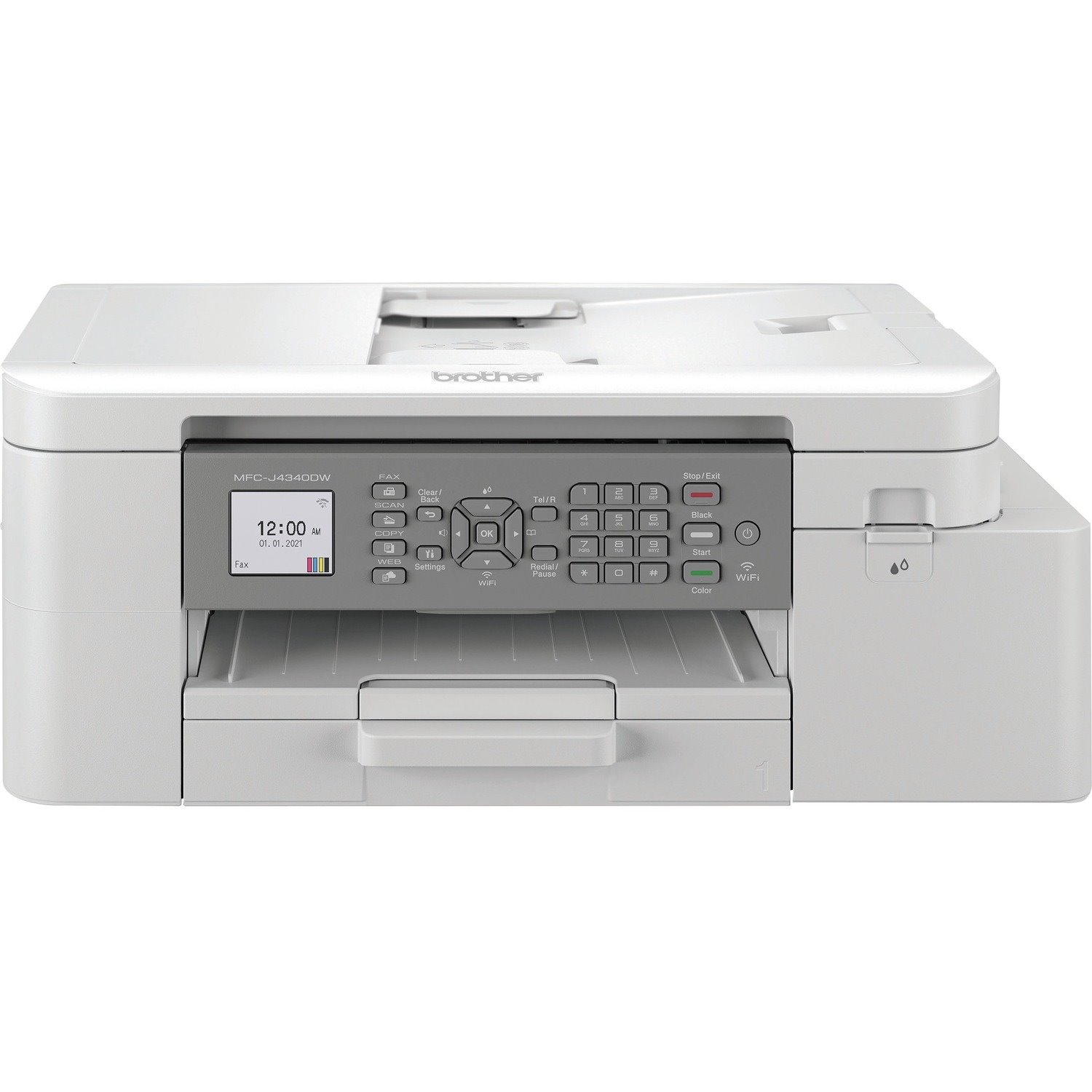 Brother MFC-J4340DW Wireless Inkjet Multifunction Printer - Colour - White