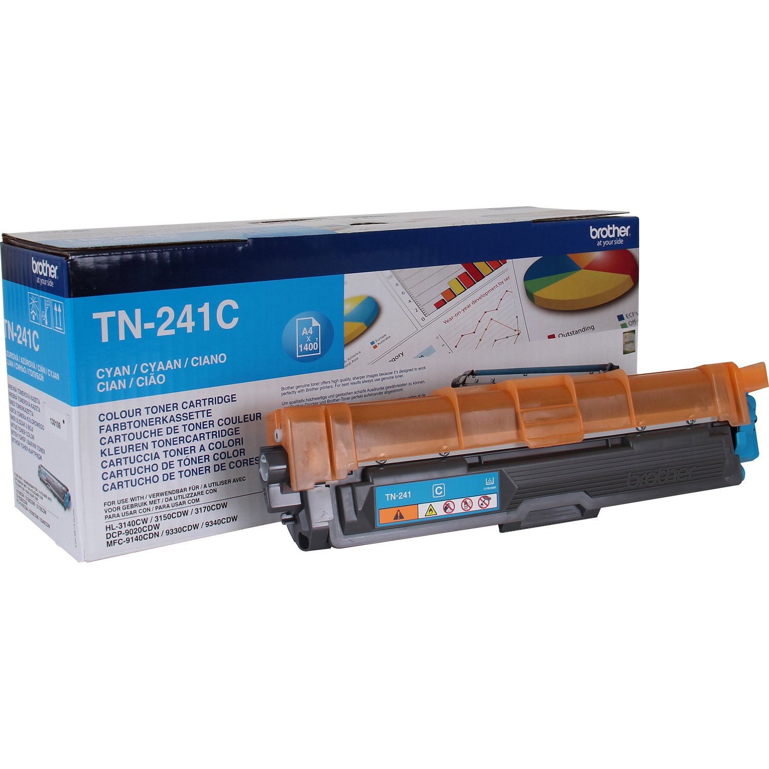 Brother Original LED Toner Cartridge - Cyan Pack