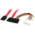 StarTech.com 18in SATA Serial ATA Data and Power Combo Cable