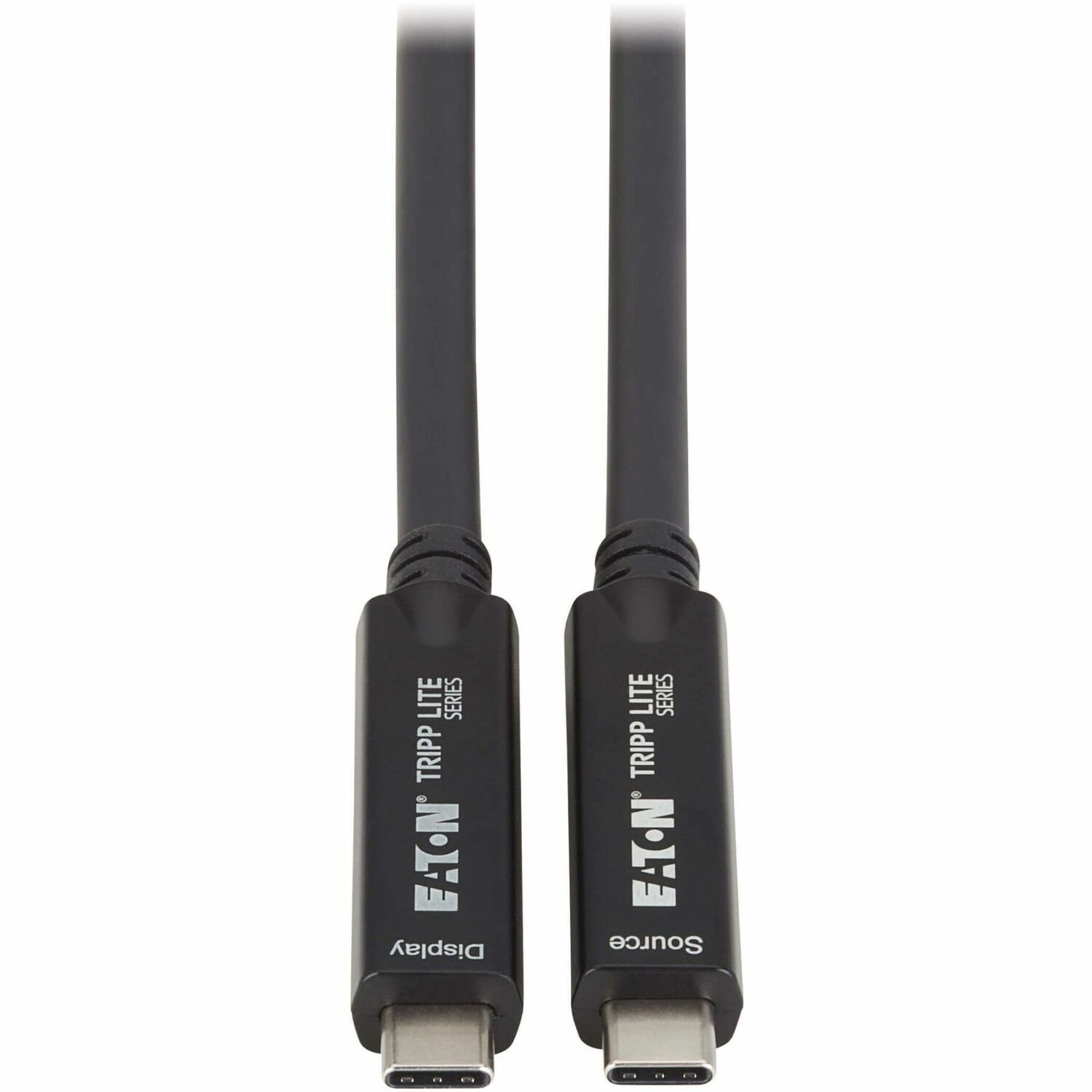 Tripp Lite series USB-C to USB-C Fiber Active Optical Cable, M/M, Black, 7.5 m (24.6 ft)
