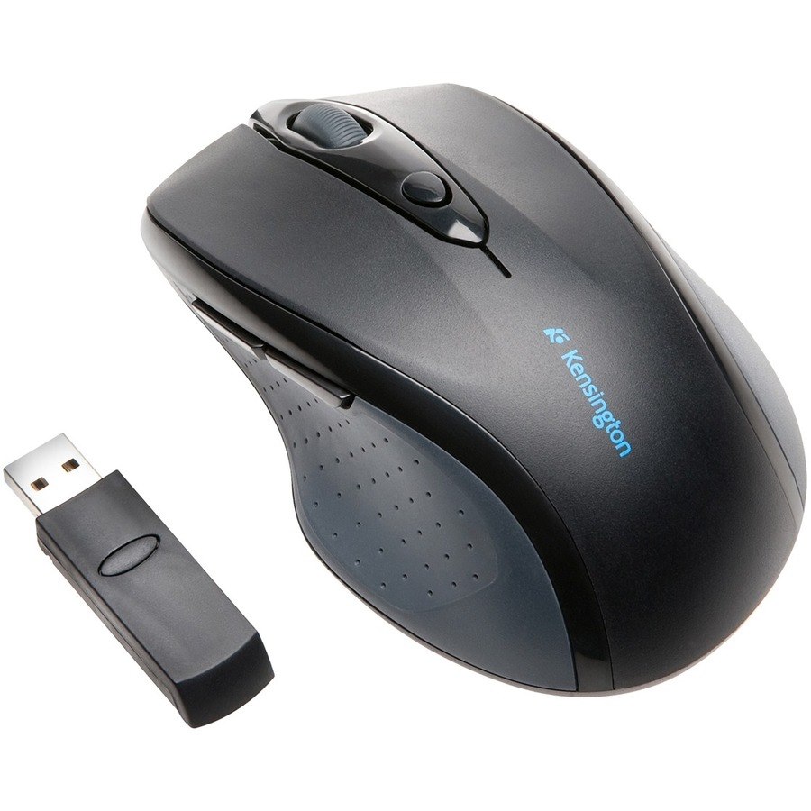 Kensington ProFit Mouse - Radio Frequency - USB - Optical - 4 Button(s) - Black - 1