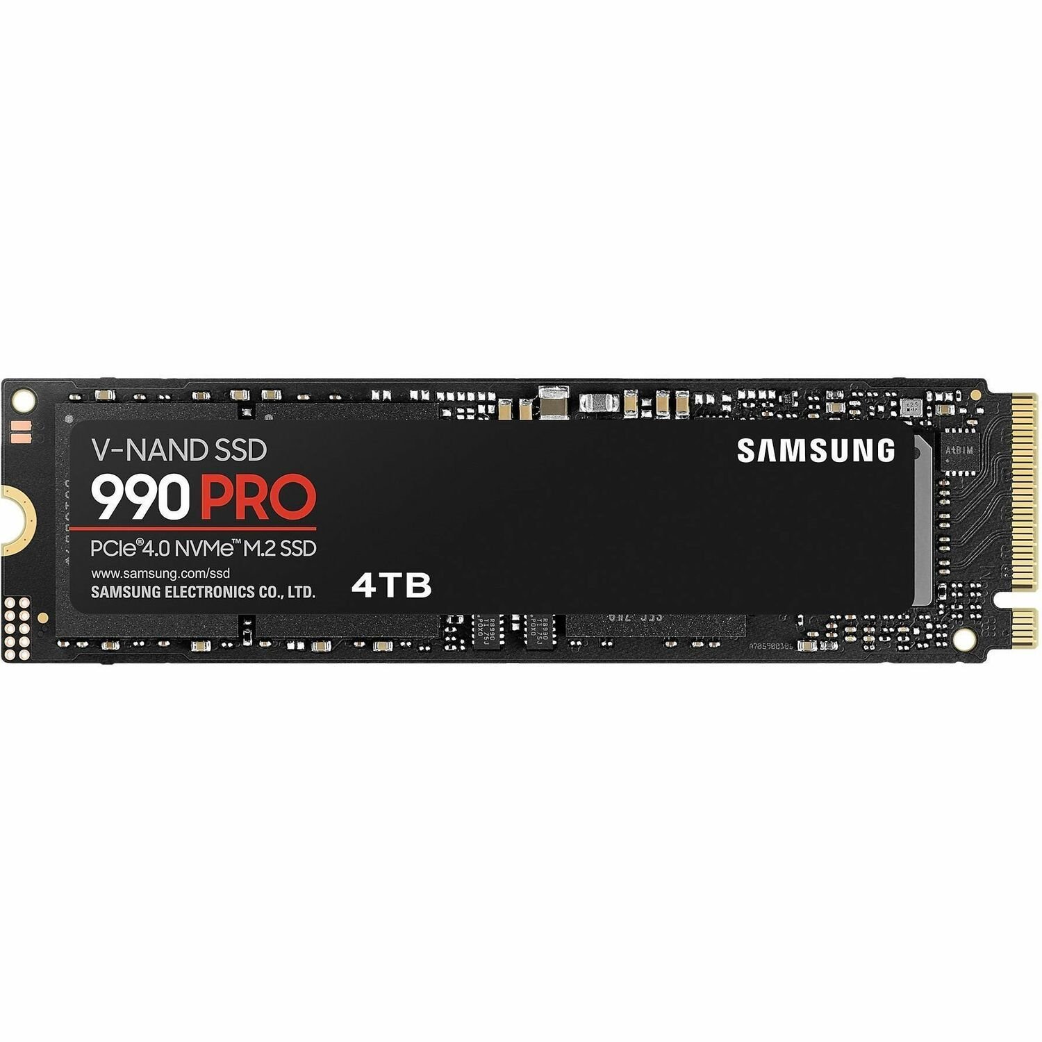 Samsung 990 PRO 4 TB Solid State Drive - M.2 2280 Internal - PCI Express NVMe (PCI Express NVMe 4.0 x4) - Black