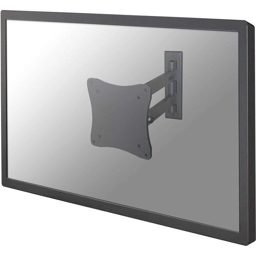 Newstar TV/Monitor Wall Mount (2 pivots & tilt) for 10"-27" Screen - Silver