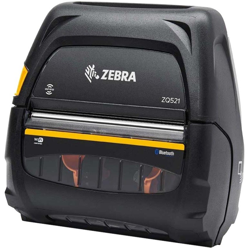 Zebra ZQ521 Mobile Direct Thermal Printer - Monochrome - Label/Receipt Print - USB - Bluetooth - Near Field Communication (NFC)