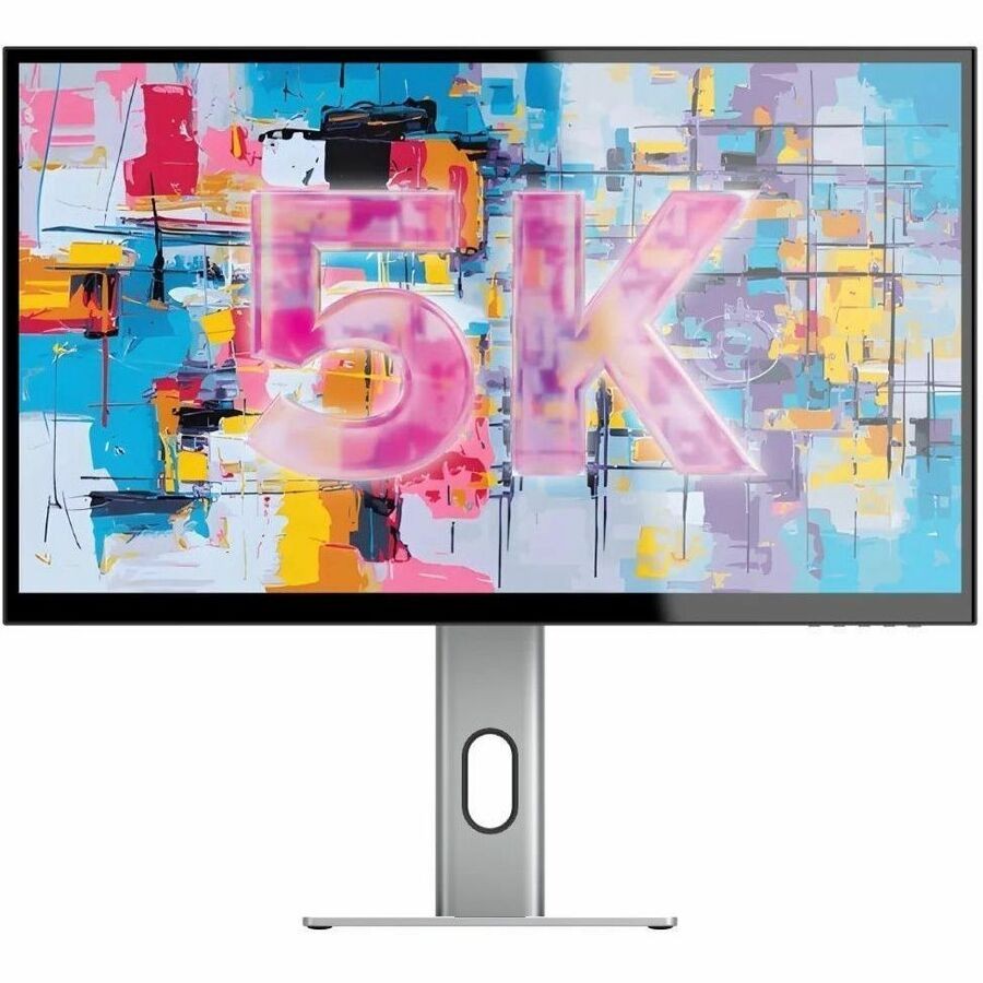 Alogic Clarity 27C5KPD 27" Class 5K LED Monitor - 16:9 - Silver, Black