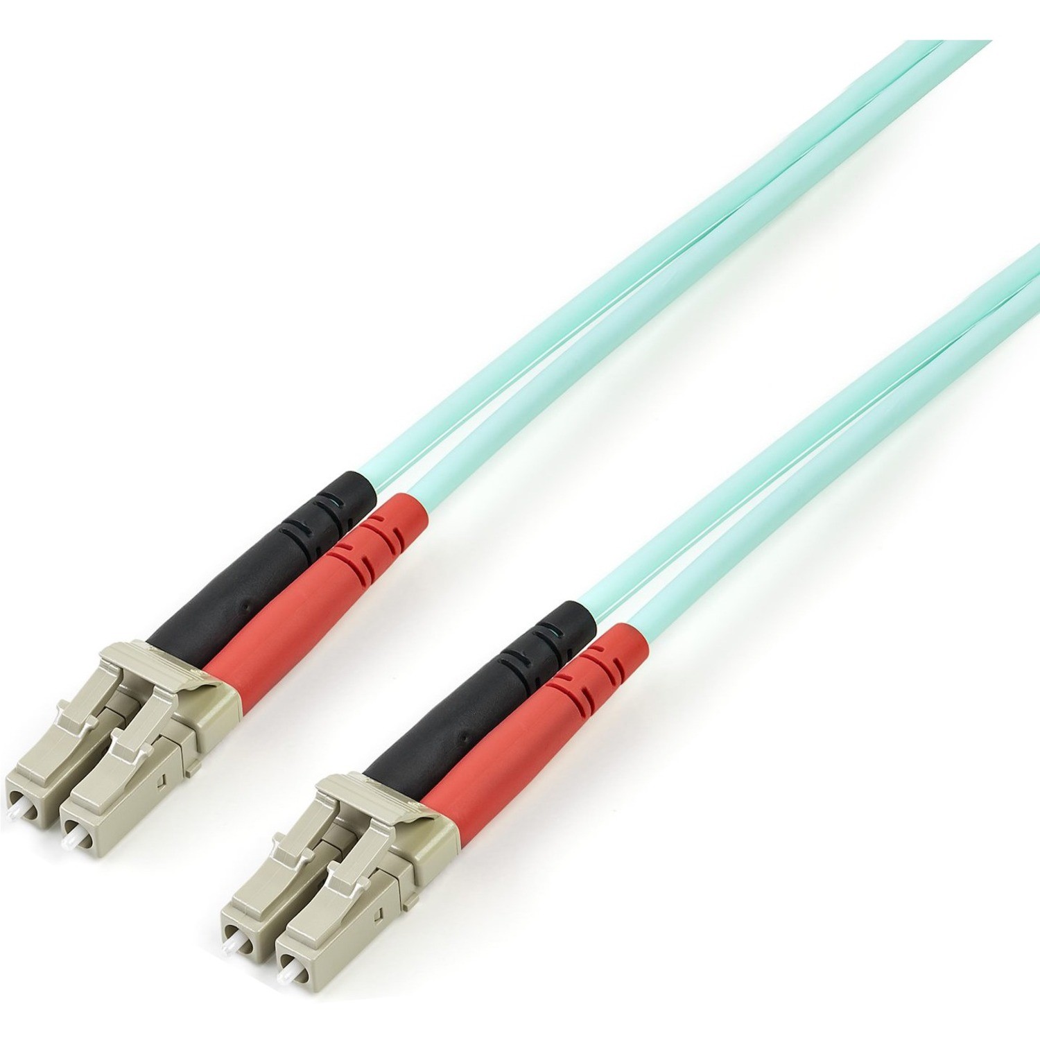 StarTech.com 2m LC/UPC naar LC/UPC OM3 Multimode Glasvezel Netwerkkabel, Full Duplex 50/125&micro;m Zipcord Fiber, 100G, LSZH Fiber Patch Kabel