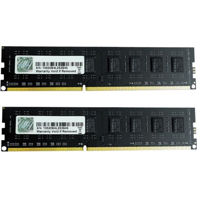 G.SKILL Value F3-1333C9D-8GNS RAM Module - 8 GB (2 x 4GB) - DDR3-1333/PC3-10600 DDR3 SDRAM - 1333 MHz - CL9 - 1.50 V