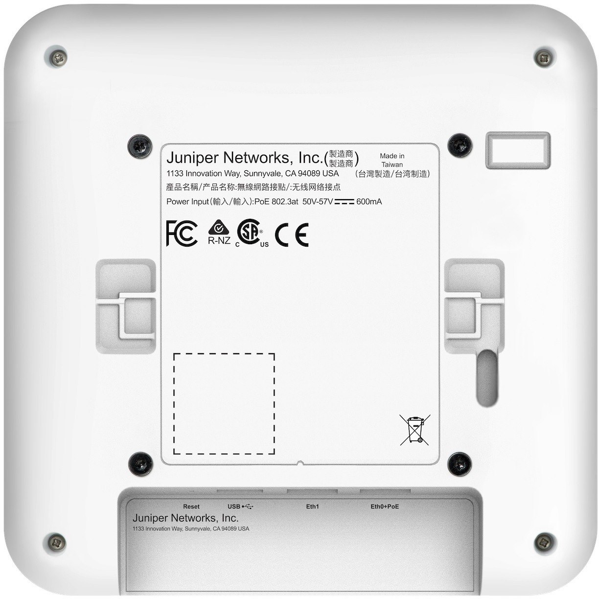 Juniper AP45 Tri Band IEEE 802.11ax 8.30 Gbit/s Wireless Access Point - Indoor