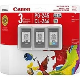 Canon Original Inkjet Ink Cartridge - Black, Color - 3 / Pack