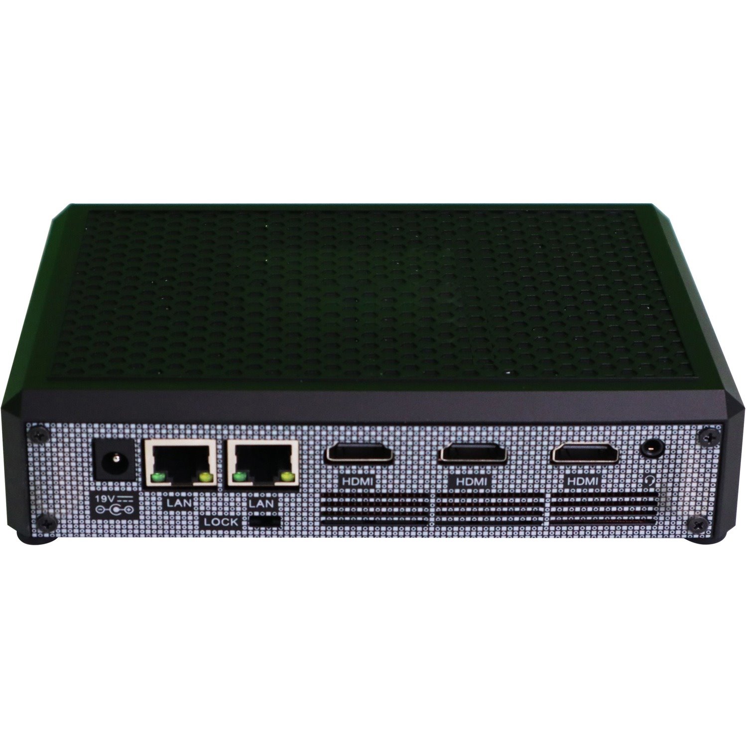 Black Box Emerald DESKVUE KVM-over-IP Multi-Source Receiver - Quad-Monitor, 4K, HDMI, Audio