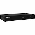 Black Box KVM Switch, NIAP 4.0 Certified - 4-Port, Single-Monitor, FlexPort HDMI/DisplayPort, CAC