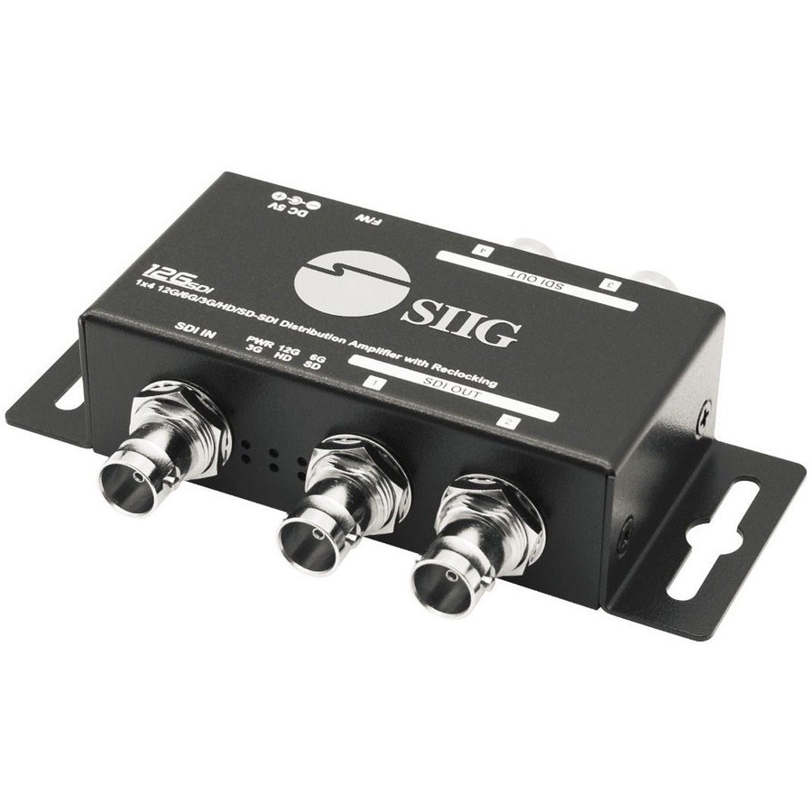 SIIG 1x4 12G SDI Distribution Amplifier - 70M