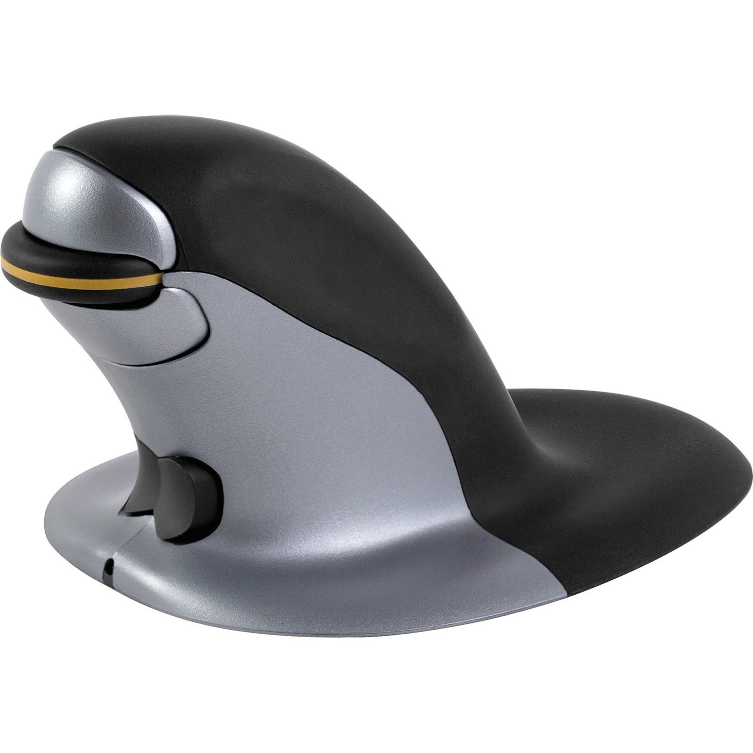 Fellowes Penguin Mouse - Laser - Black, Silver - 1