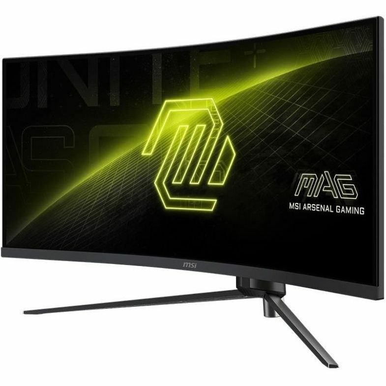 MSI MAG 345CQR 34" Class UW-QHD Curved Screen Gaming LED Monitor - 21:9 - Metallic Black