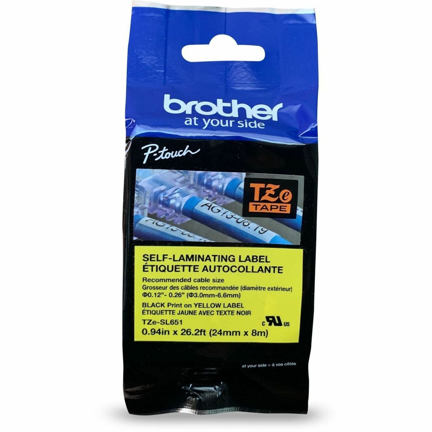 Brother Tze-Sl651 Printer Ribbon Black