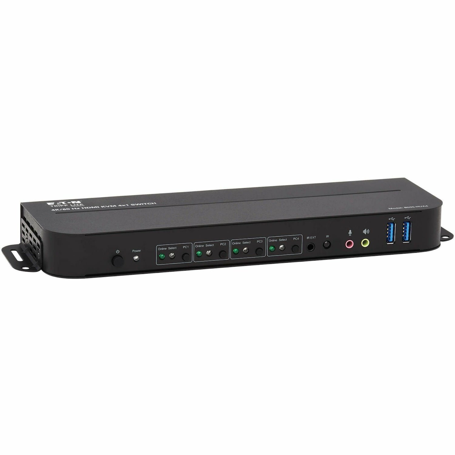 Eaton Tripp Lite Series 4-Port HDMI/USB KVM Switch - 4K 60 Hz, HDR, HDCP 2.2, IR, USB Sharing