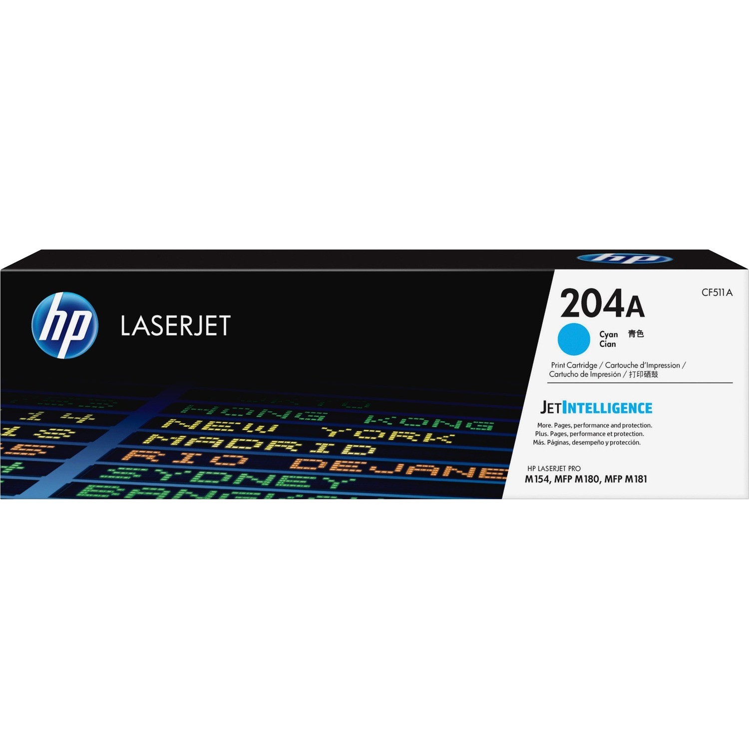 HP 204A CYAN TONER - APPROX 900 PAGES - FOR M154, M180, M181 PRINTERS
