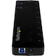 StarTech.com 10-Port USB 3.0 Hub with Charge and Sync Ports - 2 x 1.5A Ports - Desktop USB Hub and Fast-Charging Station