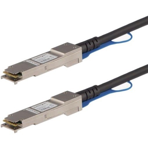 StarTech.com 1m QSFP+ to QSFP+ Direct Attach Cable for Juniper QFX-QSFP-DAC-1M 40GbE QSFP+ Copper DAC 40 Gbps Passive Twinax