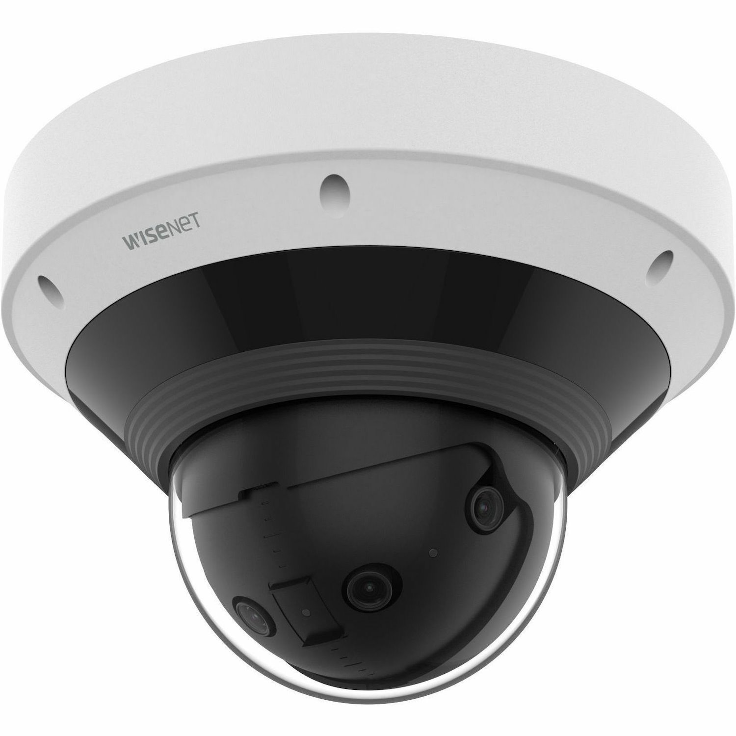 Wisenet PNM-C9022RV 8 Megapixel Outdoor Network Camera - Color - Dome - White - TAA Compliant