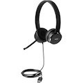 Lenovo 100 Wired Over-the-head Stereo Headset - Black