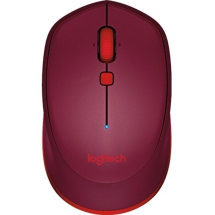 Logitech M337 Mouse - Bluetooth - Laser - Red