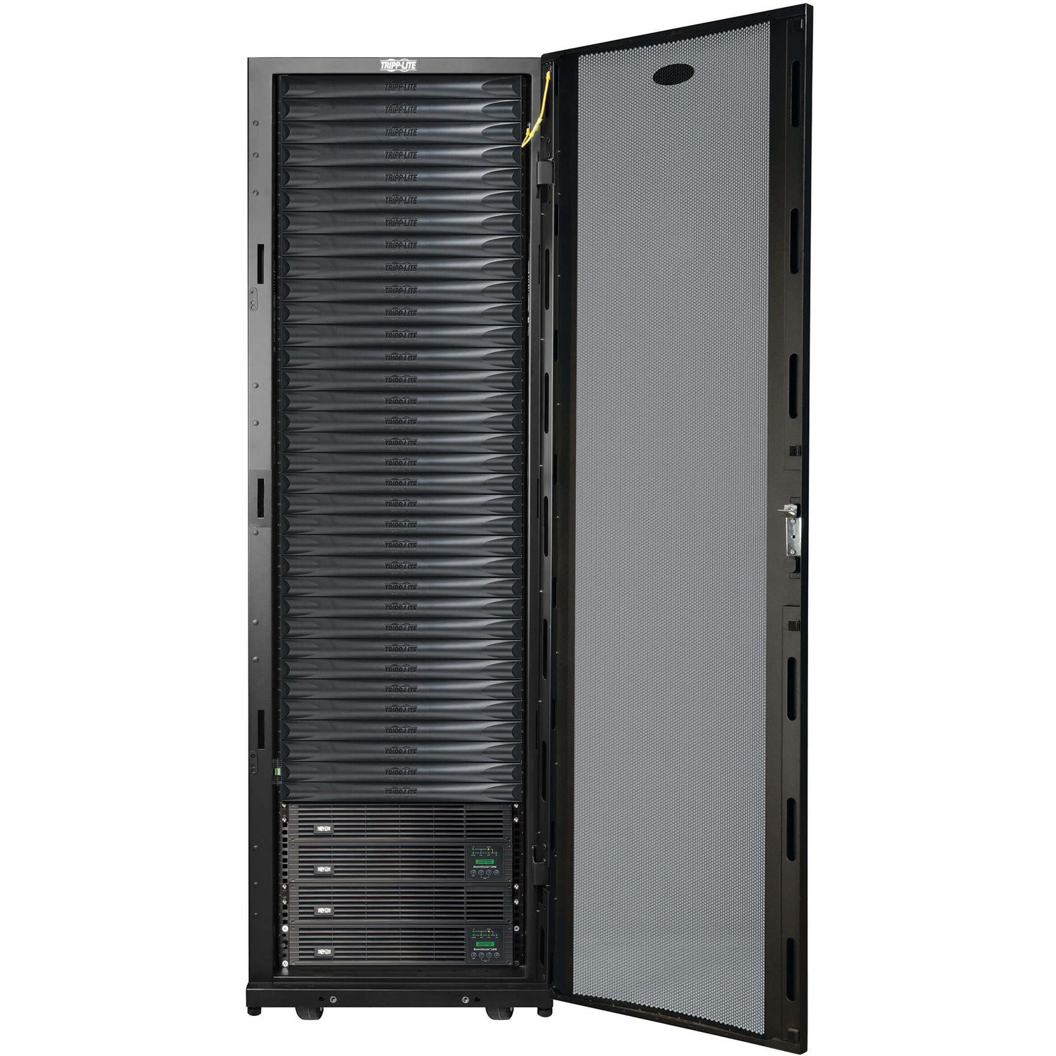 Eaton Tripp Lite Series EdgeReady&trade; Micro Data Center - 34U, (2) 6 kVA UPS Systems (N+N), Network Management and Dual PDUs, 208/240V or 230V Assembled/Tested Unit