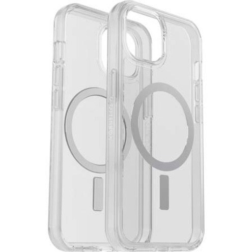 OtterBox iPhone 14 Symmetry Series+ Clear Antimicrobial Case for MagSafe