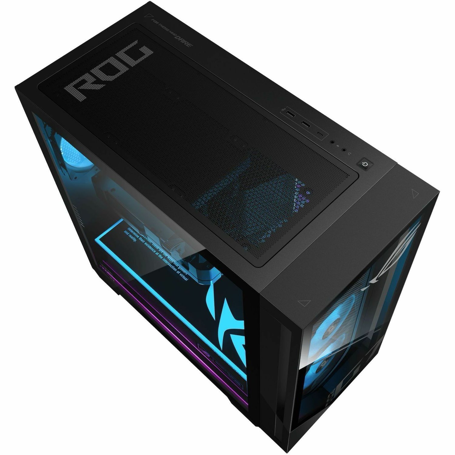 Asus ROG G700 G700TF-DS774 Gaming Desktop Computer - Intel Core Ultra 7 265F - 16 GB - 1 TB SSD - Black