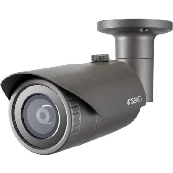 Wisenet QNO-6012R1 2 Megapixel Outdoor Full HD Network Camera - Color - Bullet - Dark Gray