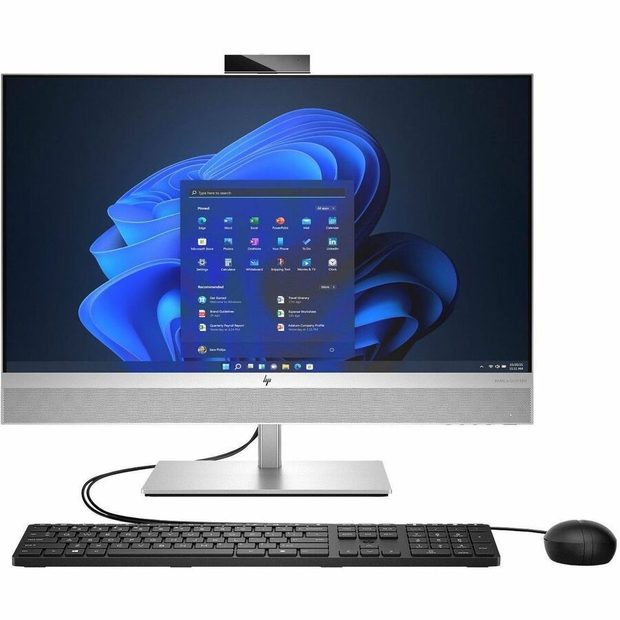 HP EliteOne 870 G9 All-in-One Computer - Intel Core i7 14th Gen i7-14700 - vPro Technology - 16 GB - 512 GB SSD - 68.6 cm (27") QHD Touchscreen - Desktop - Silver