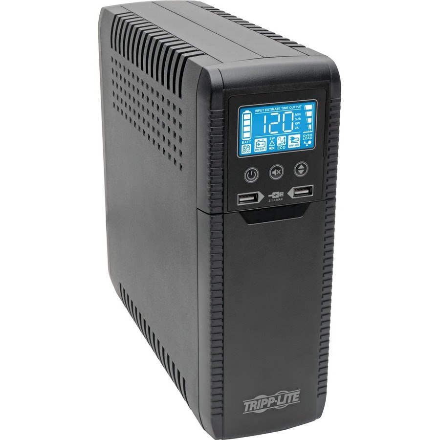 Eaton Tripp Lite Series Line-Interactive UPS with USB and 8 Outlets - 120V, 1000VA, 600W, 50/60 Hz, AVR, ECO Series