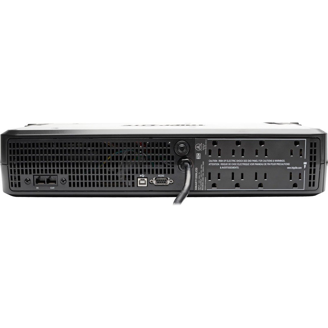 Tripp Lite by Eaton SmartPro LCD 120V 1200VA 700W Line-Interactive UPS, AVR, 2U Rack/Tower, LCD, USB, DB9 Serial, 8 Outlets