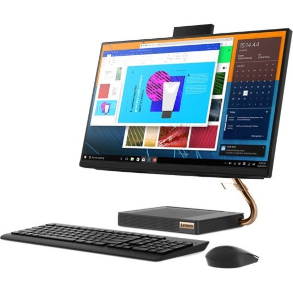 Lenovo IdeaCentre 5 24IMB05 F0FB000NUK All-in-One Computer - Intel Core i5 10th Gen i5-10400T - 8 GB - 256 GB SSD - 60.5 cm (23.8") Full HD - Desktop - Black