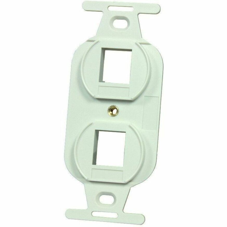 Ortronics 106 FRAME, KEYSTONE, 2 HOLE, FOG WHITE