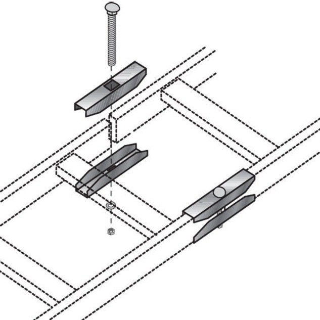 Black Box Ladder Rack Butt Splice Kit