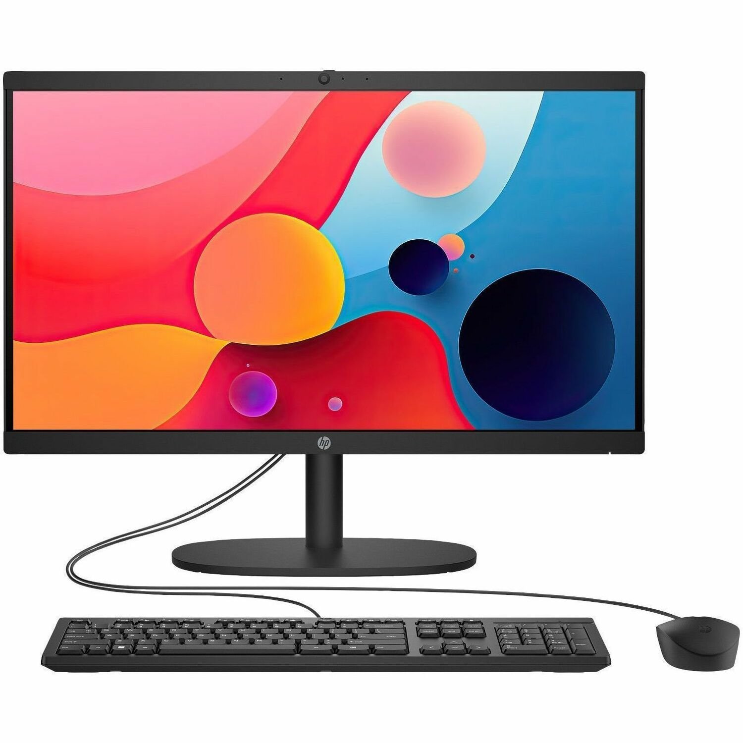 HP 22-dg0000i 22-dg0001a All-in-One Computer - Intel N-Series N100 - 8 GB - 256 GB SSD - 21.4" Full HD - Desktop - Jet Black
