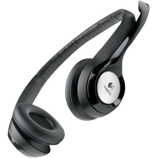 Logitech ClearChat H390 Wired Over-the-head Stereo Headset - Black