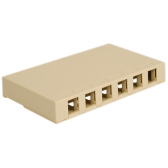 ICC 6-port Surface Mount Box