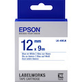 Epson LabelWorks Standard LK Tape Cartridge ~1/2" Blue on White