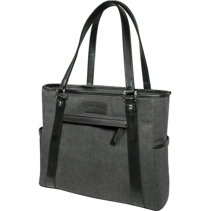 Mobile Edge Urban Carrying Case (Tote) for 15.6" Apple iPad Notebook, Tablet, Smartphone, Accessories, Diaper, Pen, Flash Drive, Key, Bottle - Charcoal, Black