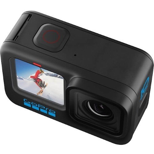 GoPro HERO10 Professional Digital Camcorder - LCD Touchscreen - 1/2.3" CMOS - High Dynamic Range (HDR) - 5.3K - Black