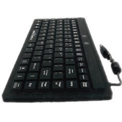 Seal Shield S89G Keyboard - Cable Connectivity - USB Interface - English (US) - QWERTY Layout - Black