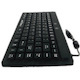 Seal Shield Silk Mini Glow Waterproof Silicone Backlit Keyboard