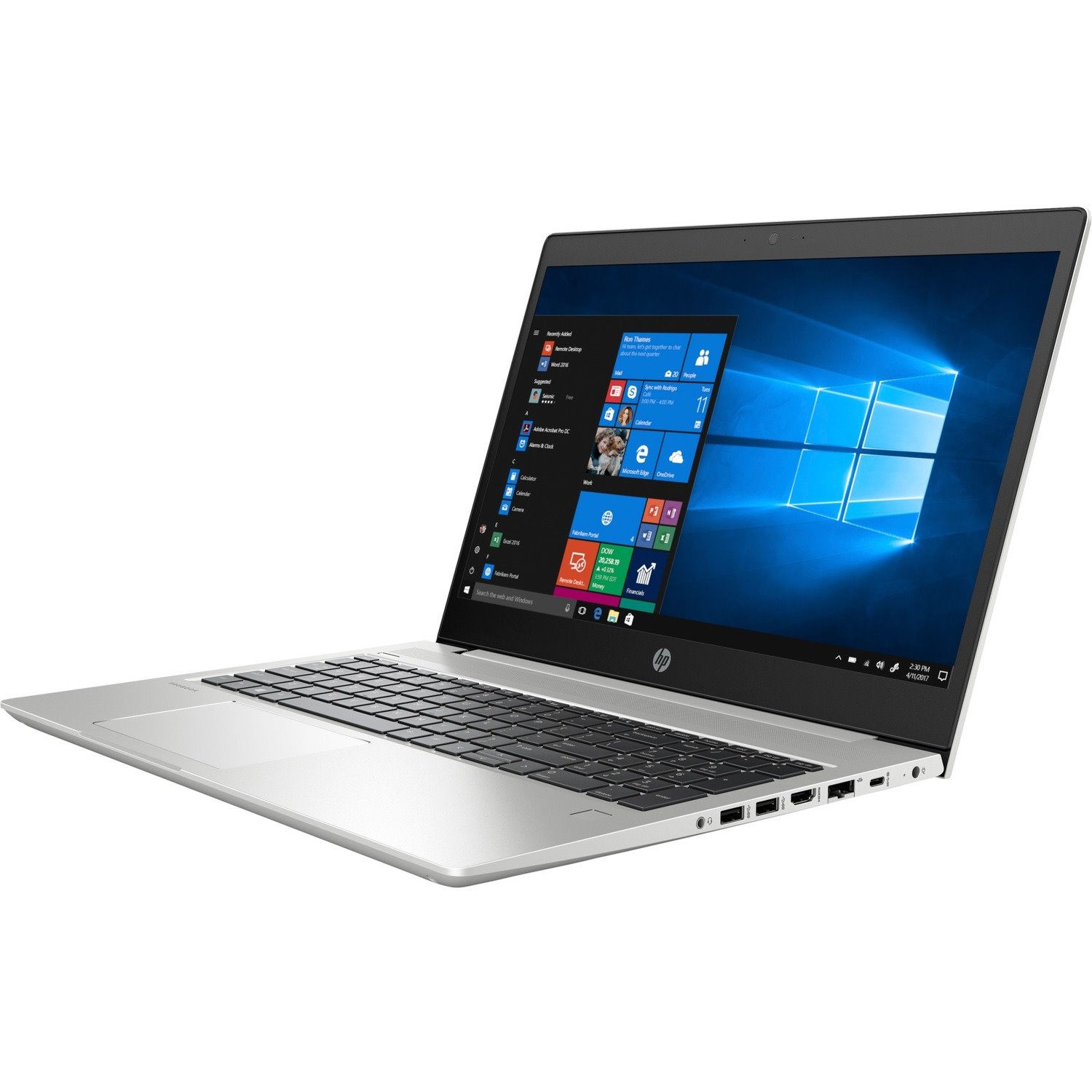 HP ProBook 450 G6 15.6" Notebook - Intel Core i3 8th Gen i3-8145U - 4 GB - 500 GB HDD - English Keyboard - Natural Silver
