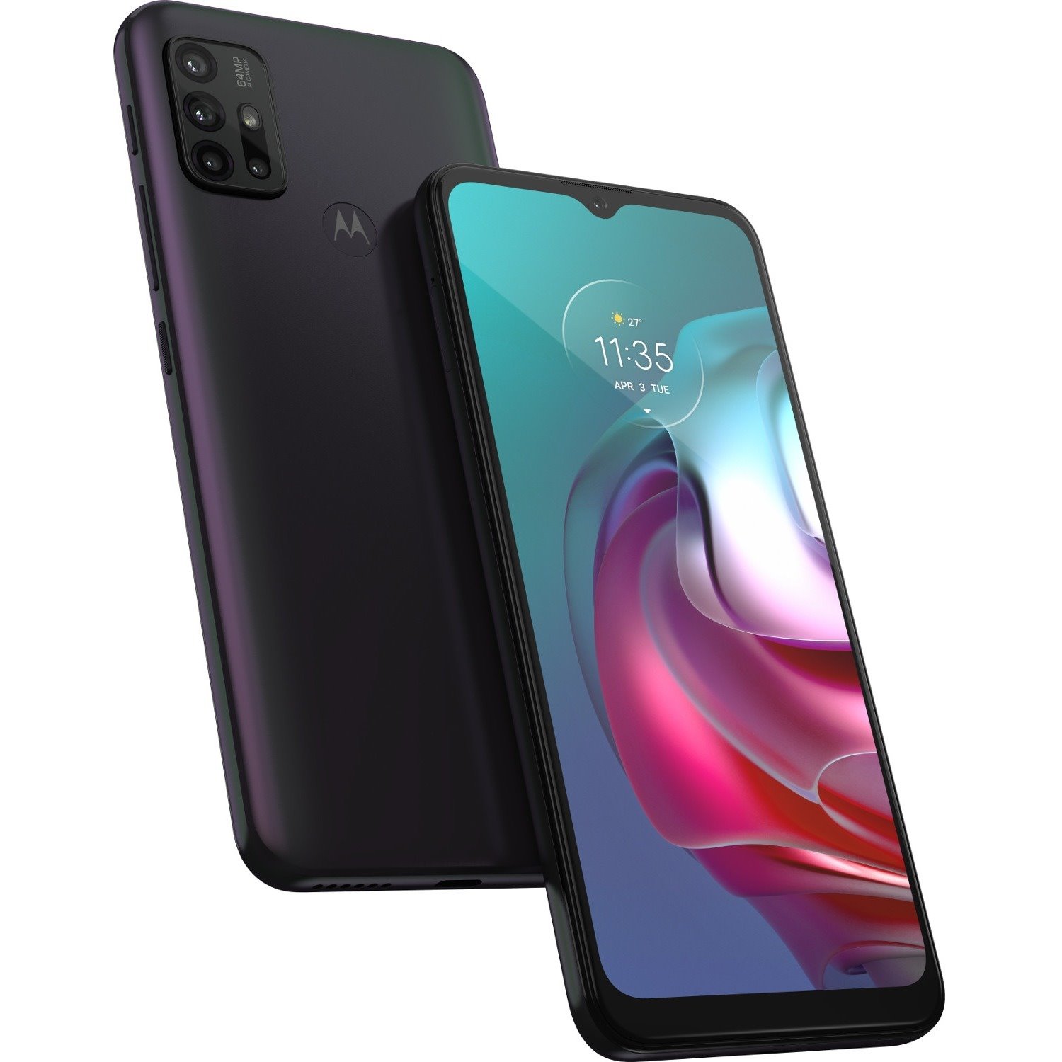 Motorola Mobility moto g30 128 GB Smartphone - 16.5 cm (6.5") LCD HD+ 720 x 1600 - Kryo 260 GoldQuad-core (4 Core) 2 GHz + Kryo 260 Silver Quad-core (4 Core) 1.80 GHz - 4 GB RAM - Android 11 - 4G - Dark Pearl
