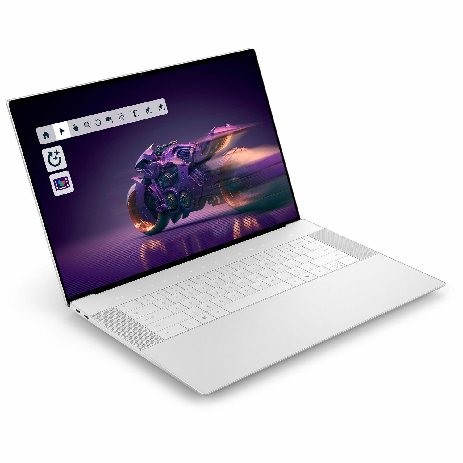 Dell 16 Premium DA16250 41,4 cm (16,3") Touchscreen Notebook - 4K - 120 Hz - Intel Core Ultra 9 285H - Intel Evo Platform - 32 GB - 1 TB SSD - Engels toetsenbord - Platina