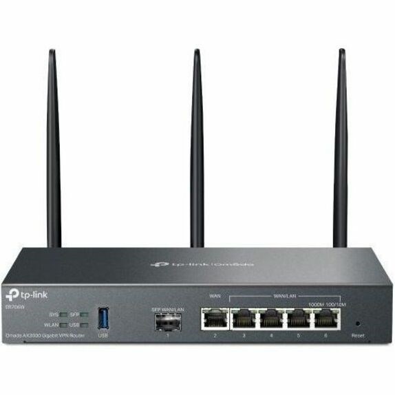 Omada ER706W Wi-Fi 6 IEEE 802.11 a/b/g/n/ac/ax Ethernet Drahtlos Router