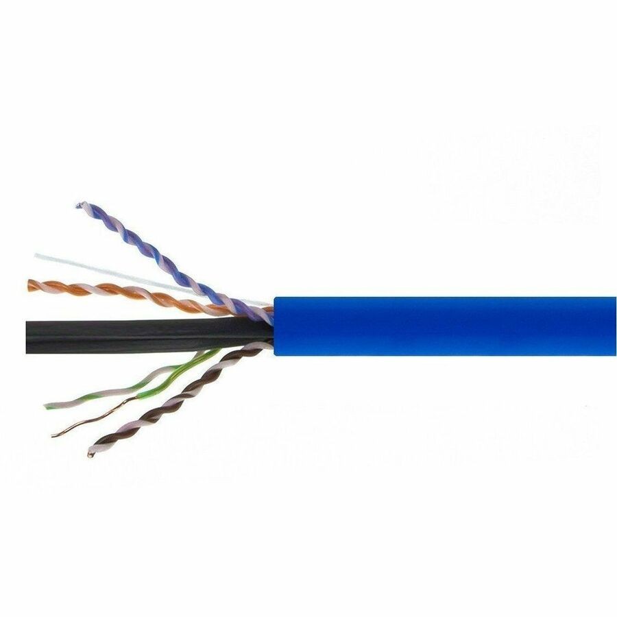 Monoprice Cat6a Plenum Bulk Cable - Ul_ Solid_ 650MHZ_ Utp_ CMP_ Bare Copper_ 10