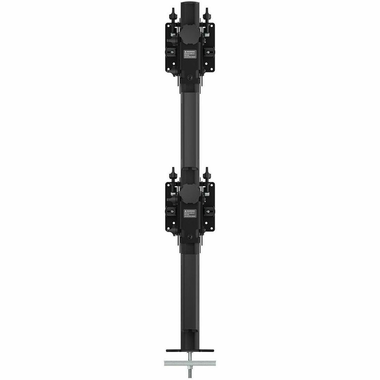 Atdec Desk Mount for Monitor, Flat Panel Display, Curved Screen Display - Black - Vertical